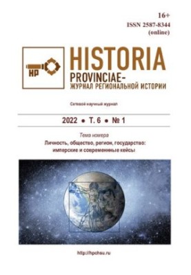 History Provinciae  Journal of Regional History: Network Scientific Journal 2022 Volume 6 No 1 March