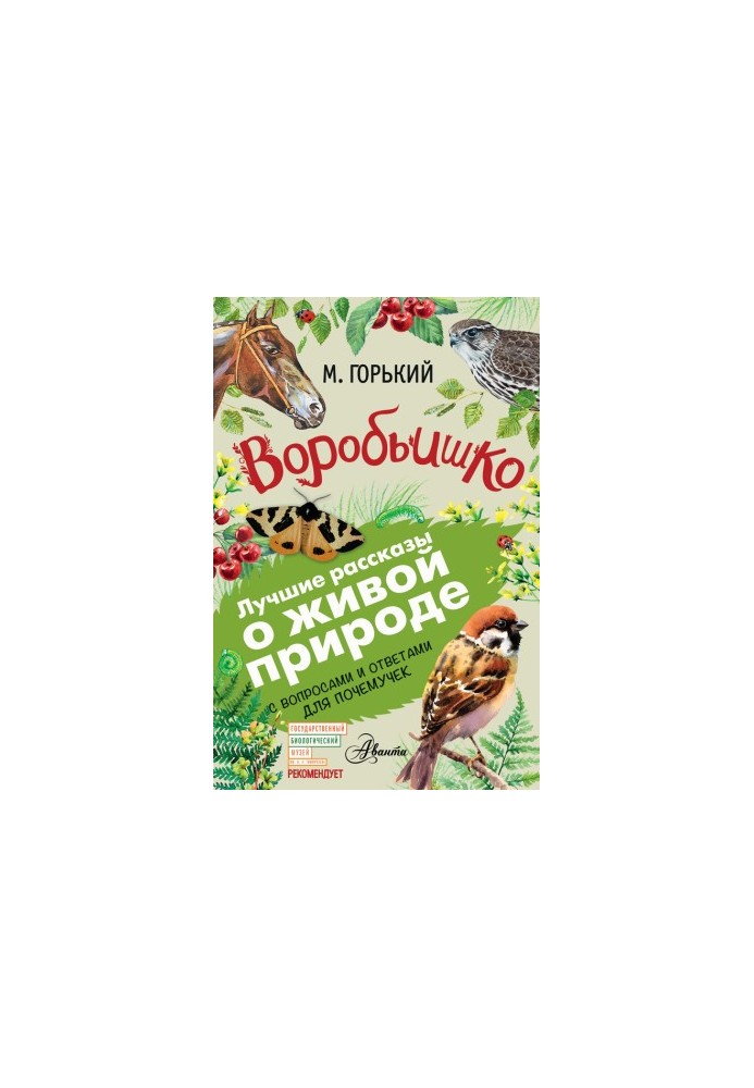 Sparrow. Stories with questions and answers for reasons