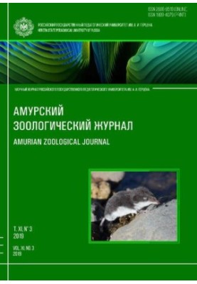 Amur Zoological Journal. T. XI No.3 2019