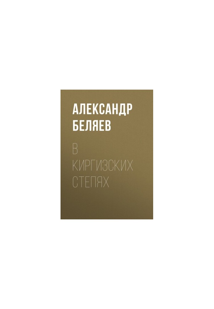 В киргизских степях