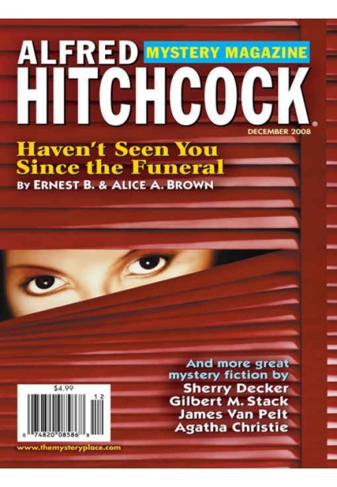 Alfred Hitchcock’s Mystery Magazine. Vol. 53, No. 12, December 2008