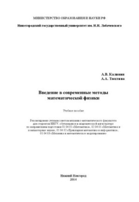 Введение в современные методы математической физики: Учебное пособие