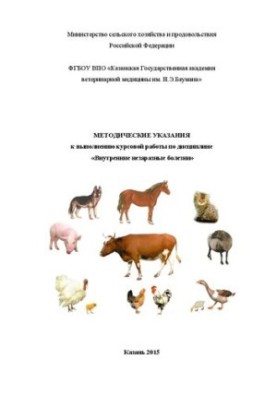 Методические указания к выполнению курсовой работы по дисциплине «Внутренние незаразные болезни»