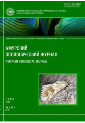 Amur Zoological Journal. T. XI No.4 2019