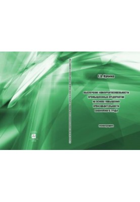 Ensuring the competitiveness of industrial enterprises by increasing the productivity of total labor: monograph