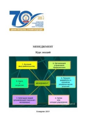 Менеджмент: курс лекций