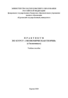 Практикум по курсу «Экономическая теория» («Экономика»): Учебное пособие