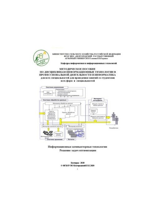 Методическое пособие по дисциплинам "Информационные технологии в профессиональной деятельности" и "Информатика" для всех спец