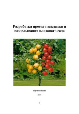Разработка проекта закладки и возделывания плодового сада: Методические указания