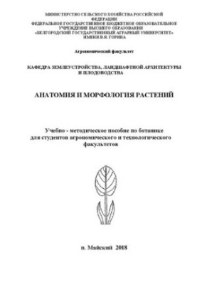 Анатомия и морфология растений