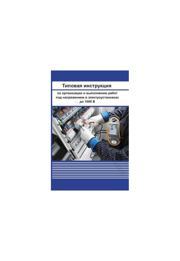 Standard instructions for the organization and execution of work under voltage in electrical installations up to 1000 V