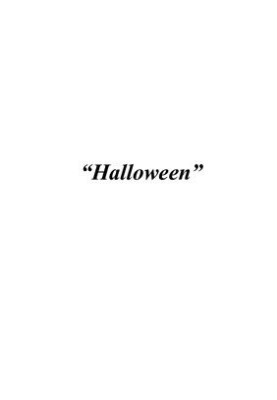 Сценарий праздника Halloween