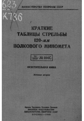 Краткие таблицы стрельбы 120-[[i]]мм[[