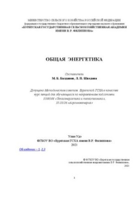 Общая энергетика