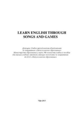 Learn English Through Songs and Games