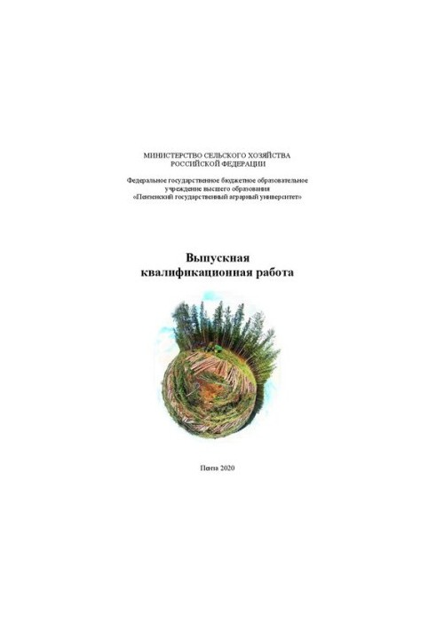 Выпускная квалификационная работа: методические рекомендации