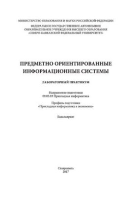 Системи інформаційного забезпечення, орієнтовані на предметну область: лабораторний практикум. Напрям підготовки 09.03.03 Прикладна інформатика