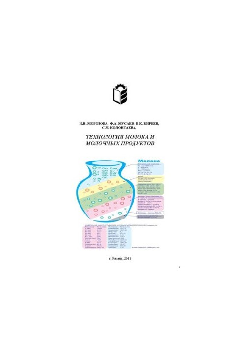Технология молока и молочных продуктов