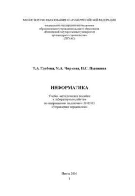 INFORMATION. Training manual for laboratory work in the direction of training 38.03.03 "Human Resource Management"