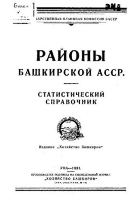 Районы Башкирской АССР