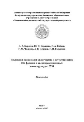 Inelastic relaxation of quasiparticles and detection of IR photons in WSi superconducting nanostructures: Monograph