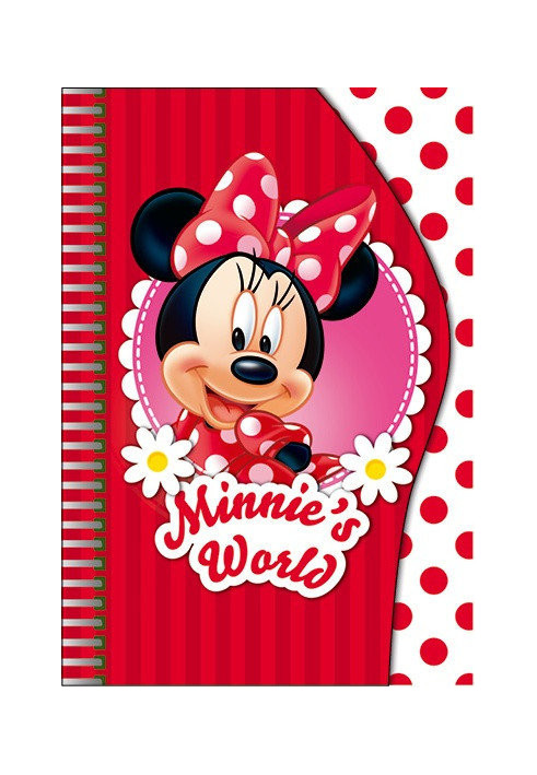 Notebook for notes f.A6, punching wave, spring. Mickey Mouse 50 sheets #2-2