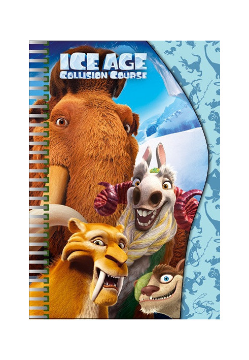 Блокнот для нотаток ф.А6,вирубка волна, пружина, Ice Age 50 аркушів № 2