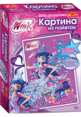 Картина з паєток.Муза.ВІНКС 7