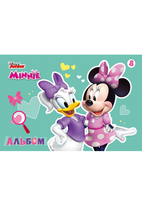 Album for drawing (clip, 8 sheets) Minnie Mouse No. 4