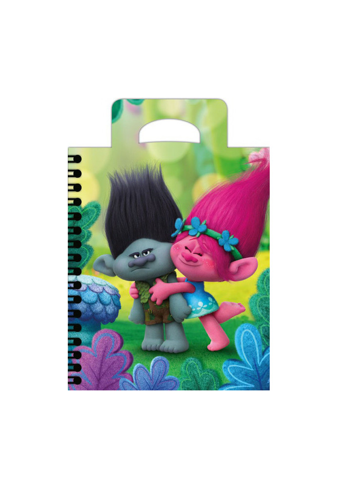 Notebook for notes f.A6, cut-out bag, spring. Trolls 50 sheets-2