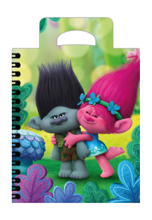 Notebook for notes f.A6, cut-out bag, spring. Trolls 50 sheets-2