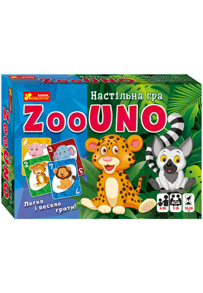 Board game. ZooUno