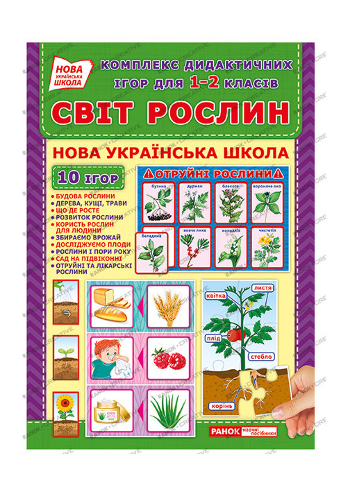 A set of didactic games for grades 1-2. The world of plants