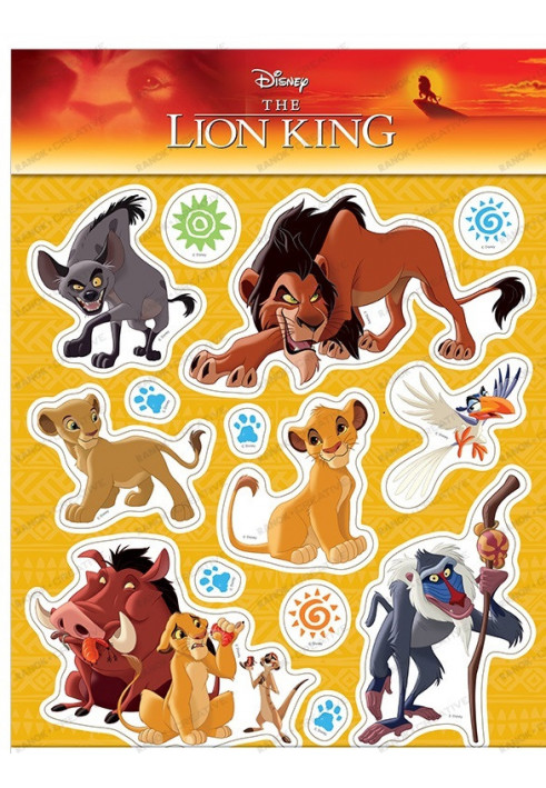 Lion King interior stickers