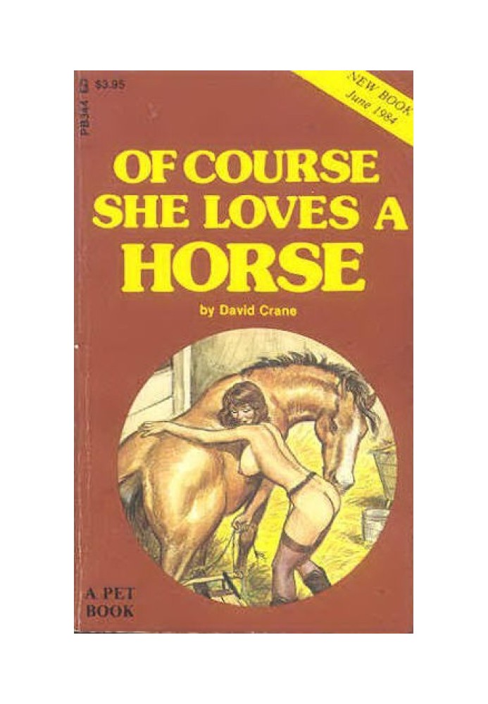 Of course she loves a horse