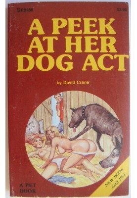 A peek at her dog act