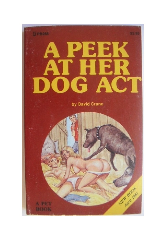 A peek at her dog act