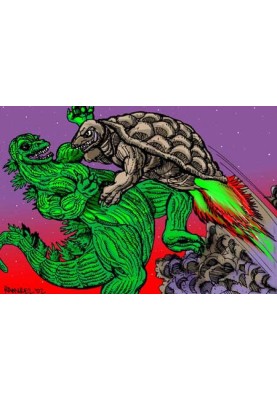 Godzilla slippers