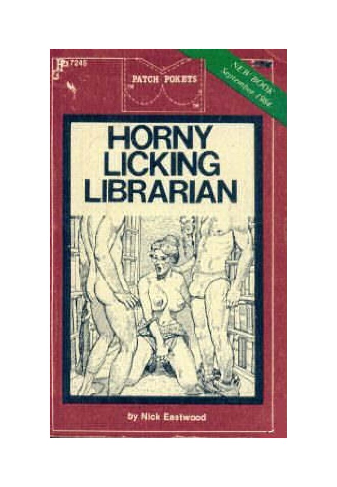 Horny licking librarian