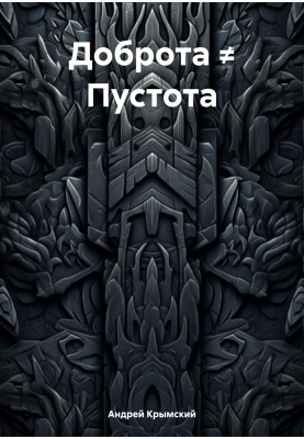 Доброта ≠ Порожнеча