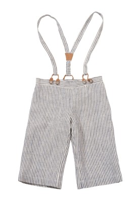 Pattern Linen trousers with suspenders (Burda 4/2012, pattern number 140) (Burda 4/2012, № викрійки 140)