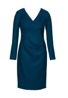 Pattern Wool flannel sheath dress (Burda 10/2011, pattern no. 138 A) (Burda 10/2011, № викрійки 138 A)