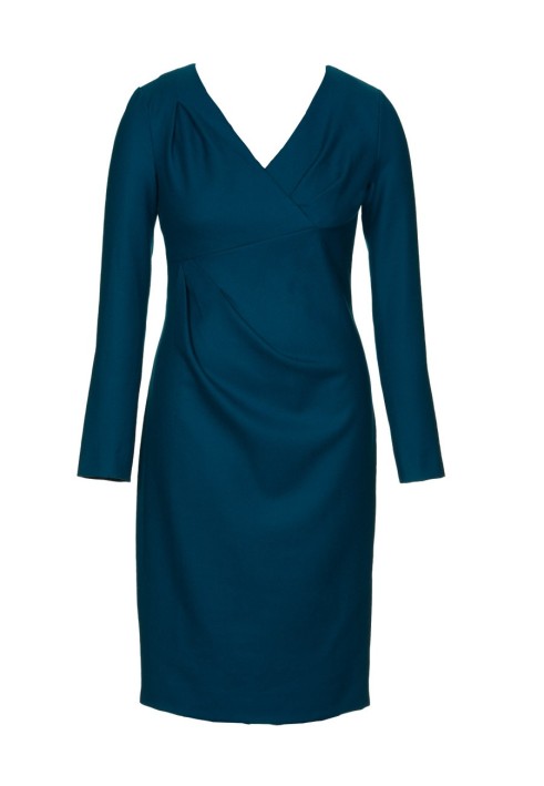 Pattern Wool flannel sheath dress (Burda 10/2011, pattern no. 138 A) (Burda 10/2011, № викрійки 138 A)