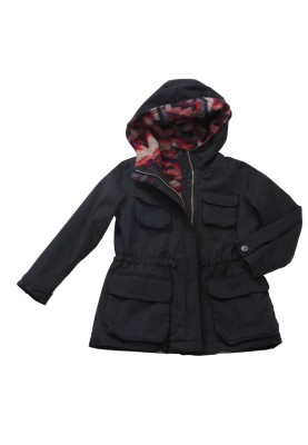 Pattern of a fitted parka with a hood (Burda 10/2012, pattern number 153) (Burda 10/2012, № викрійки 153)