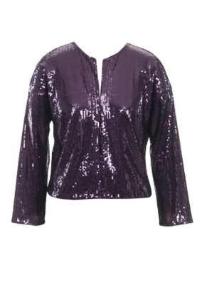 Pattern Straight-cut jacket with sequins (Burda 12/2011, pattern number 131) (Burda 12/2011, № викрійки 131)