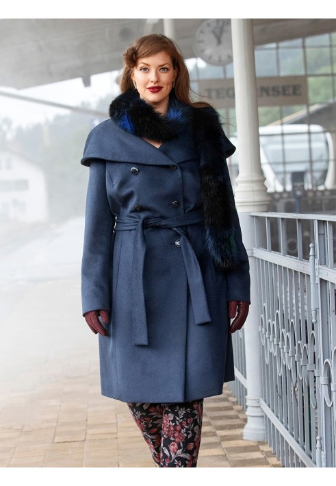 Pattern Double-breasted coat with a large cape collar (Burda 11/2018, pattern number 120)