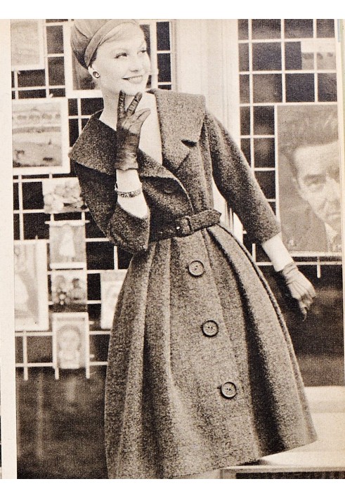 Pattern Vintage coat from Burda 9/1959 (Burda 11/2019, pattern number 120)