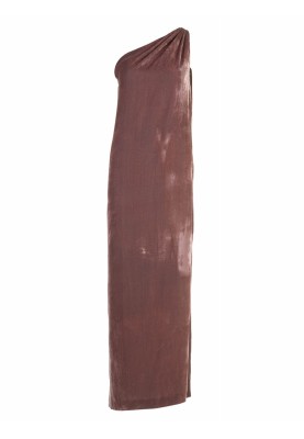 Pattern One shoulder velvet maxi dress (Burda 11/2010, pattern number 107)