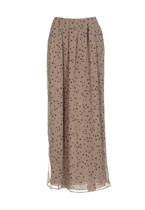 Pattern Maxi skirt with soft pleats (Burda 11/2011, pattern number 116 B)