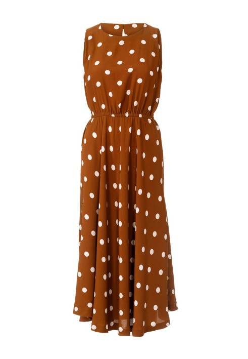 Pattern Dress with polka dots from the movie "Beauty" (Burda 4/2020, pattern number 101 B)